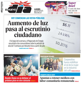 Cover of El Nuevo Dia