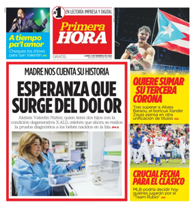 Cover of Primera Hora
