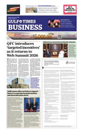 Cover of Gulf Times Business