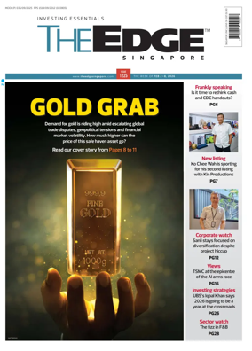 Cover of The Edge Singapore