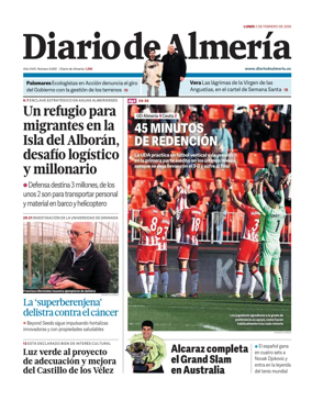 Cover of Diario de Almeria