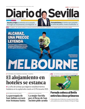 Cover of Diario de Sevilla