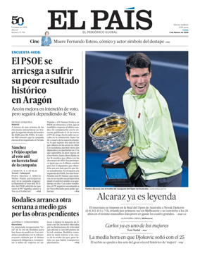 Cover of EL PAIS Catalunya