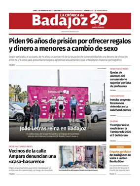 Cover of La Cronica de Badajoz BE