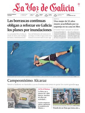 Cover of La Voz de Galicia (Barbanza)