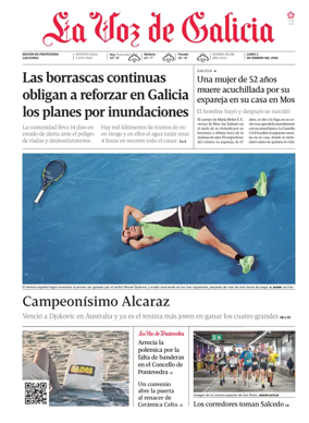 Cover of La Voz de Galicia (Deza)