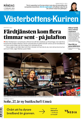 Cover of Vasterbottens-Kuriren