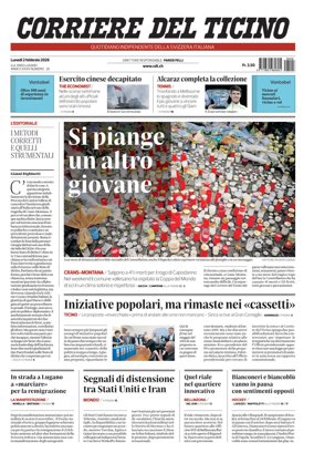 Cover of Corriere del Ticino