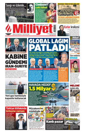 Cover of Milliyet
