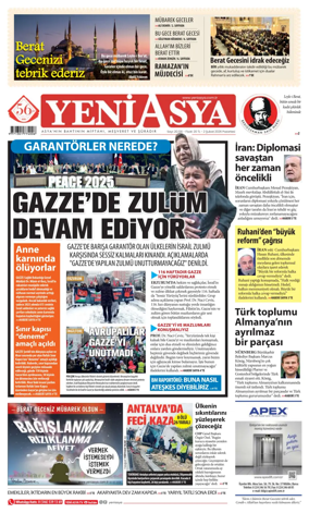 Cover of Yeni Asya