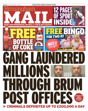 Cover of Birmingham Mail