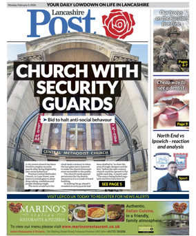 Cover of Lancashire Evening Post