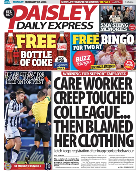 Cover of Paisley Daily Express
