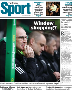 Cover of Herald Sport