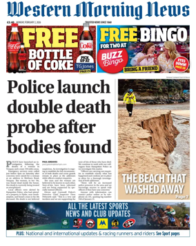 Cover of Western Morning News