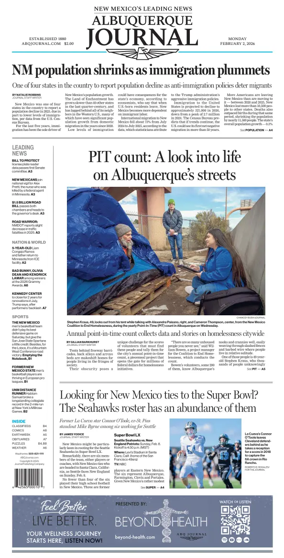 Cover of Albuquerque Journal