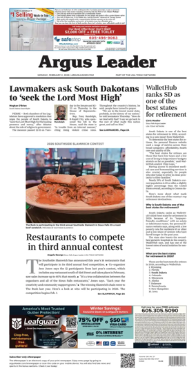 Cover of Argus Leader