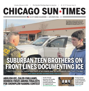 Cover of Chicago Sun-Times