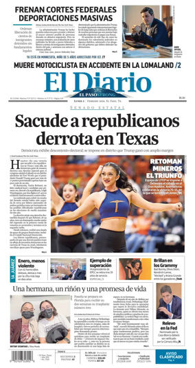 Cover of El Diario de El Paso