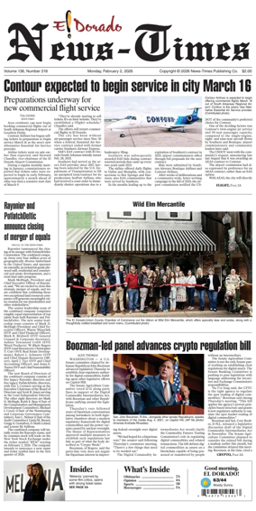 Cover of El Dorado News-Times (VCID - Camden News)