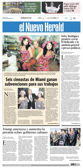Cover of El Nuevo Herald