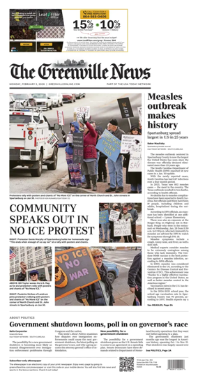 Cover of The Greenville News