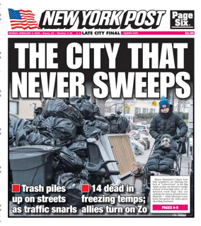Cover of New York Post