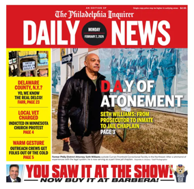 Cover of Philadelphia Daily News
