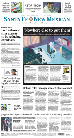 Cover of Santa Fe New Mexican