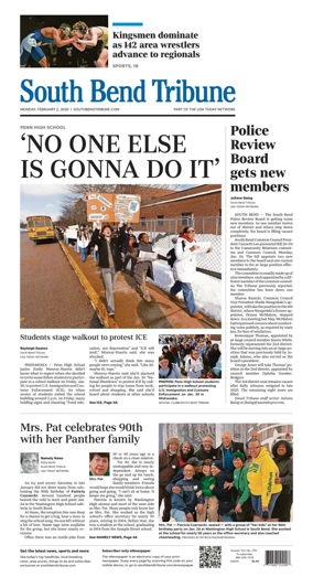 Cover of South Bend Tribune
