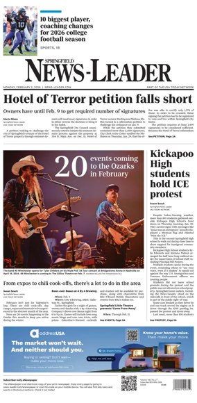 Cover of Springfield News-Leader