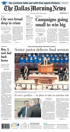 Cover of The Dallas Morning News