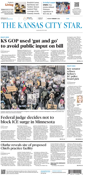 Cover of The Kansas City Star