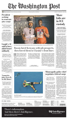 Cover of The Washington Post
