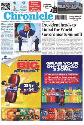 Cover of Chronicle (Zimbabwe)