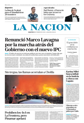 Cover of La Nacion