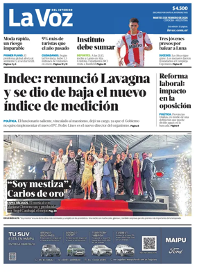 Cover of La Voz del Interior