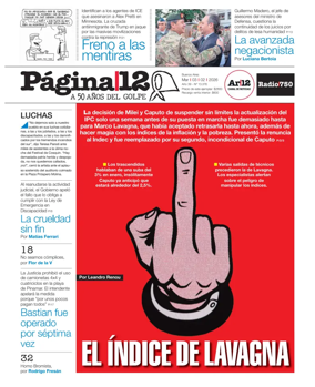 Cover of Pagina 12