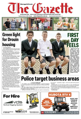 Cover of Warragul & Drouin Gazette