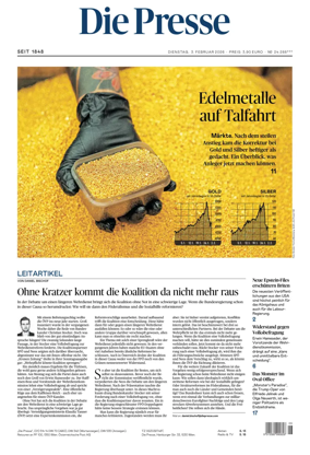 Cover of Die Presse