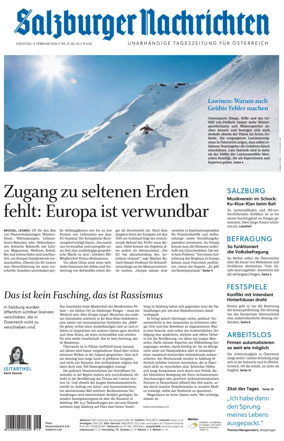 Cover of Salzburger Nachrichten