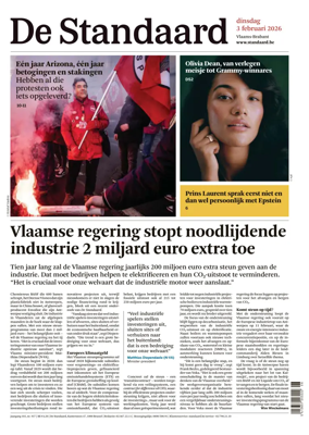 Cover of De Standaard