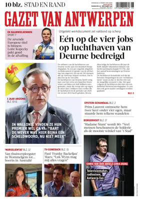 Cover of Gazet van Antwerpen Stad en Rand