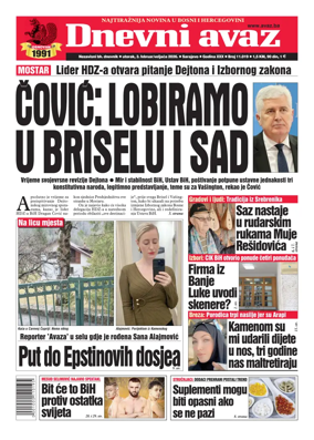 Cover of Dnevni avaz