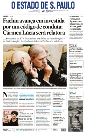 Cover of O Estado de S. Paulo