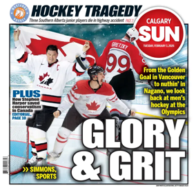 Cover of Calgary Sun