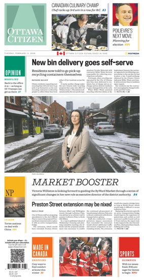 Cover of Ottawa Citizen