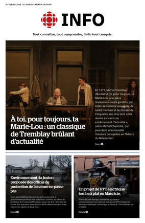 Cover of Radio-Canada Info