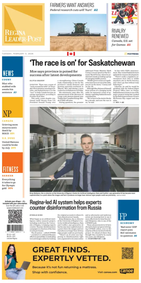 Cover of Regina Leader-Post