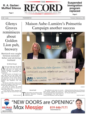 Cover of Sherbrooke Record